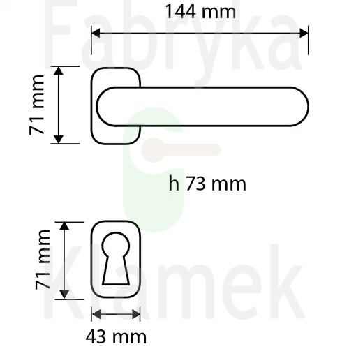 Klamka Aida 005 NF